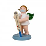 Corona angel with clinical thermometer, without crown