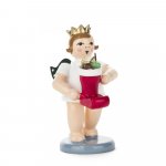 Gift angel with Santa Claus boot, with crown
