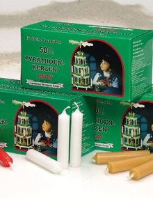 knox pyramid candles, 50 pieces