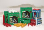 Orig. Knox pyramid candles, 12 pieces