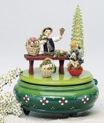 Spieldose Blumenmarkt