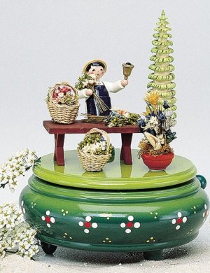 Spieldose Blumenmarkt