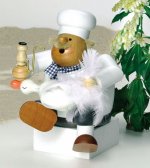 Räuchermann Koch mit Gans groß Räuchermann Koch mit Gans groß