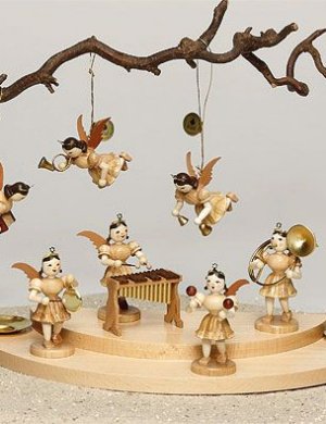 Suspended angel with bells