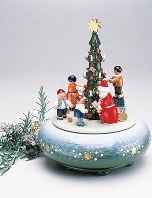Spieldose Am Weihnachtsbaum