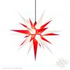 Herrnhuter plastic stars 68cm white/red