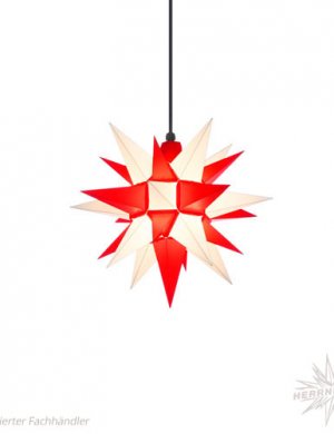 Herrnhuter plastic stars 40cm white/red