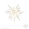 Moravian star paper 60cm white