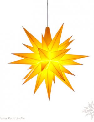 Herrnhuter plastic Star 13cm yellow