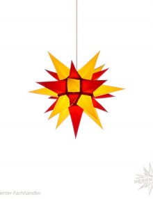 Moravian Star Paper 40cm yellow / red