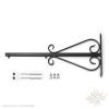 Herrnhuter wall bracket 