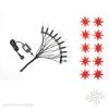 Herrnhuter star chain red with LED