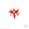Herrnhuter paper star 40cm white / red
