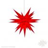 Moravian star paper 60cm red