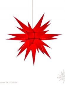 Moravian star paper 60cm red