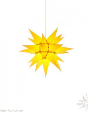 Moravian star paper 40cm yellow