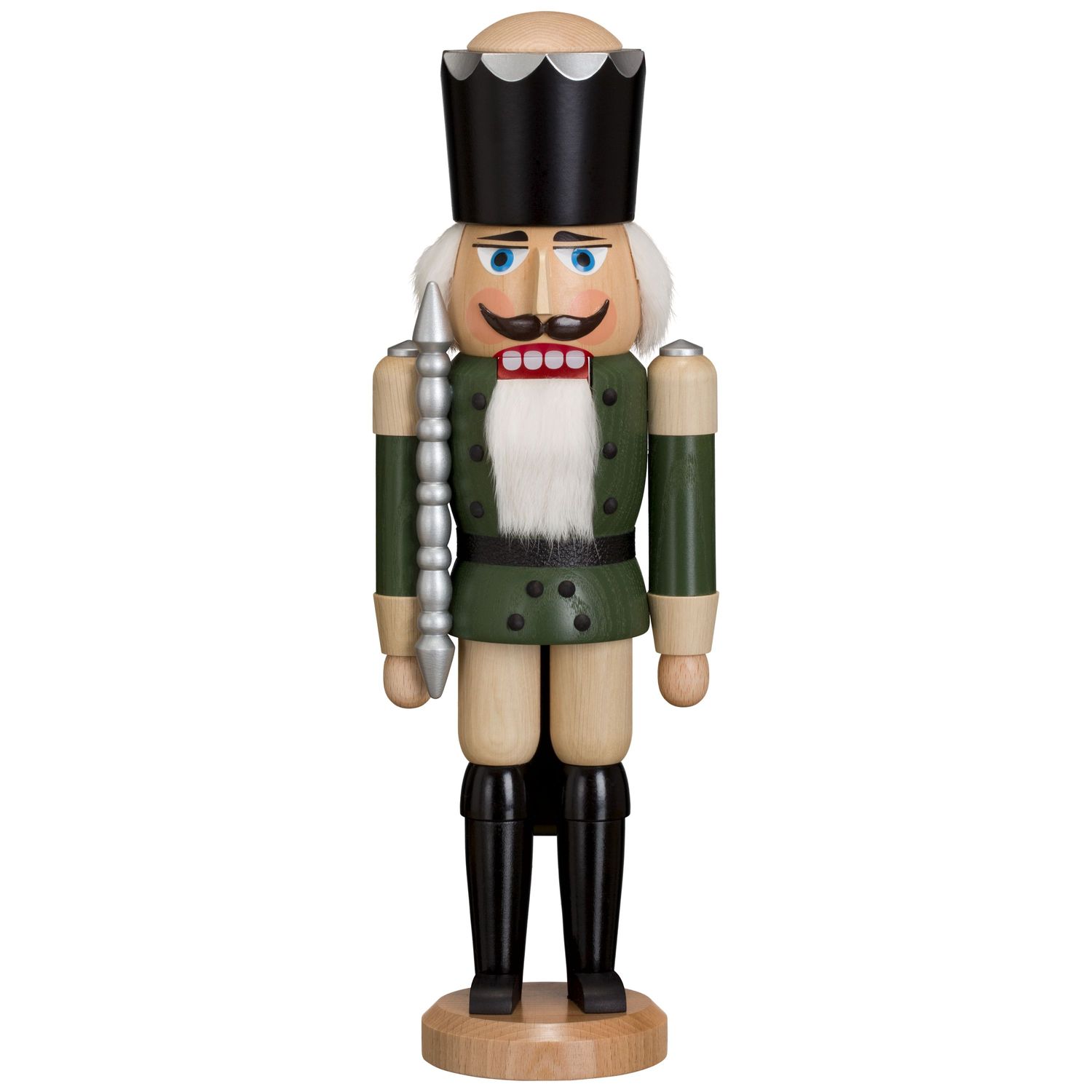 Nutcracker King ash glazed, green