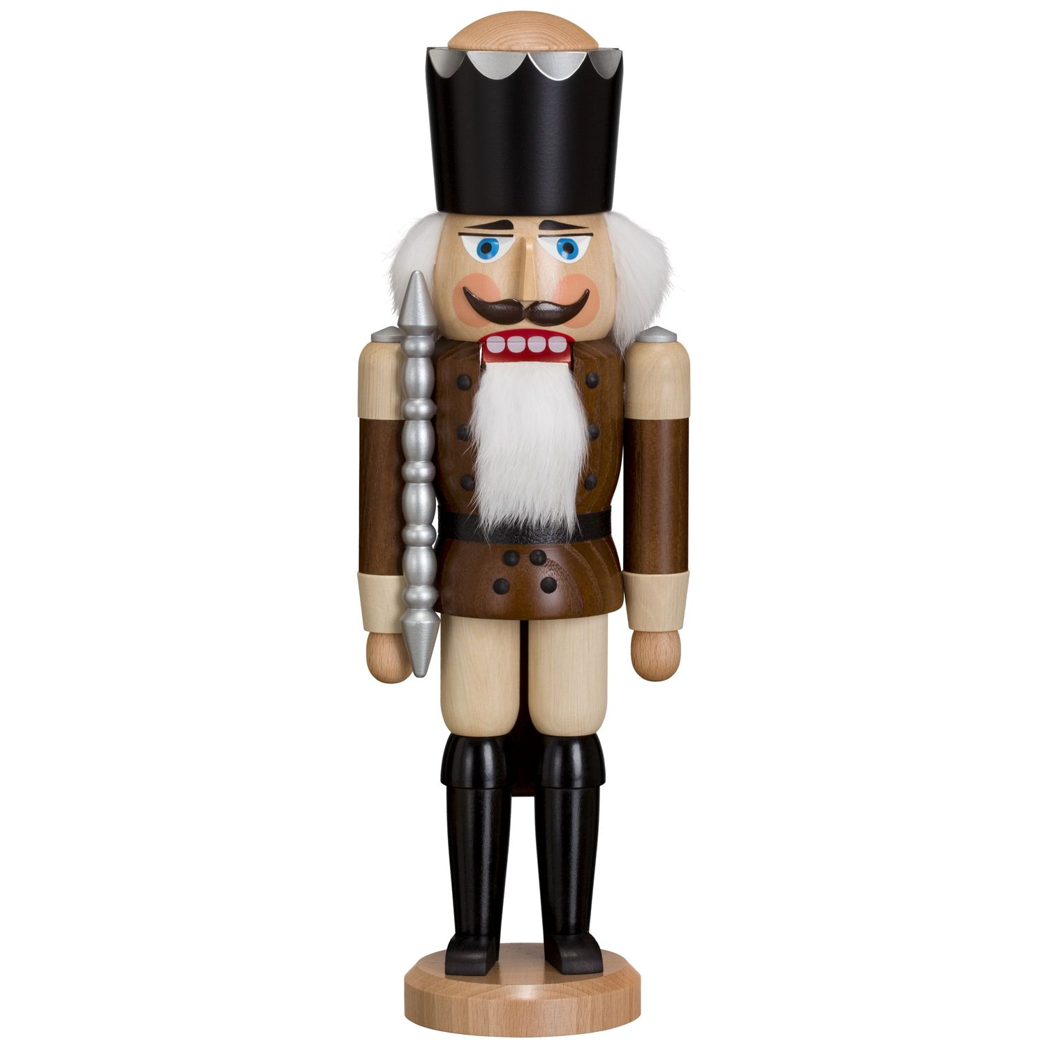 Nutcracker King ash glazed, brown