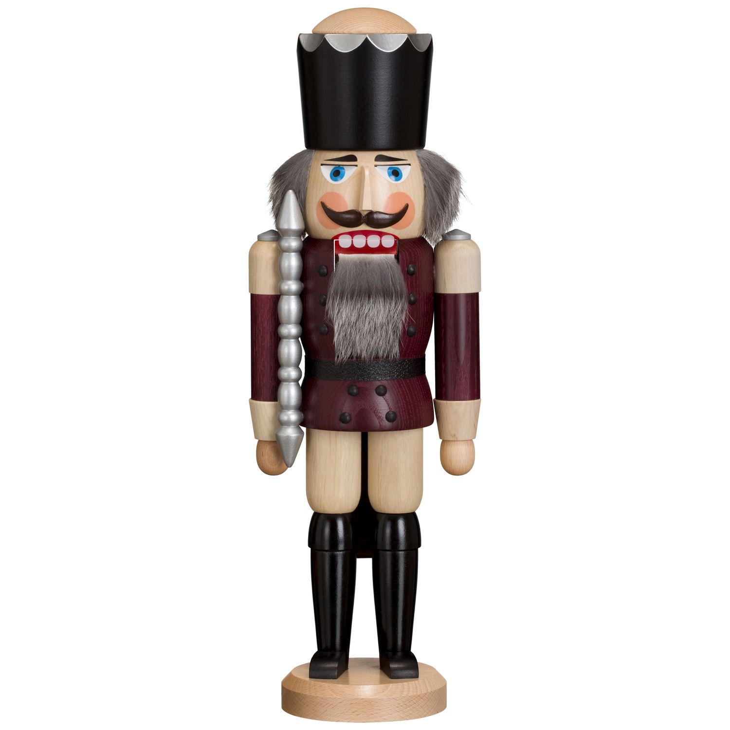 Nutcracker King ash glazed, aubergine