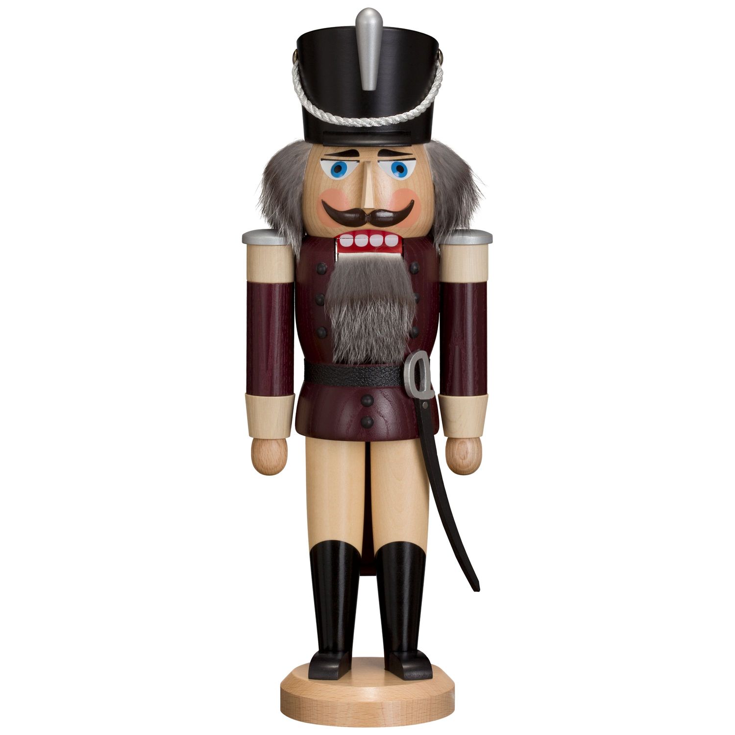 Nutcracker Husar ash glazed aubergine