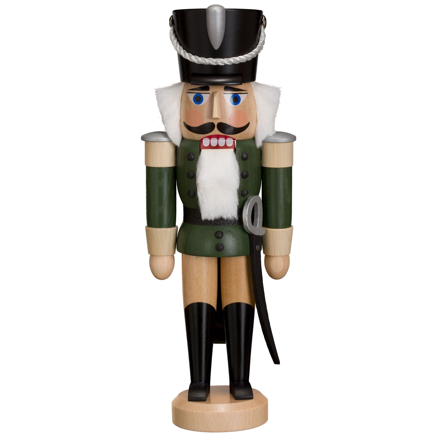 Nutcracker Husar glazed, green ash wood