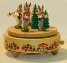 Spieldose Hasenquartett