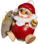 Kugelräucherfigur Nikolaus