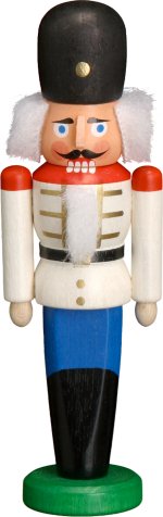 Nussknacker Däne weiß