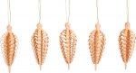 Spanbaumschmuck, Spanzapfen 8 cm, 5er Pack.