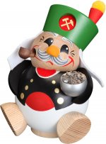 Kugelräucherfigur Bergmann