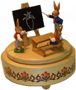 Spieldose Hasenschule Spieldose Hasenschule
