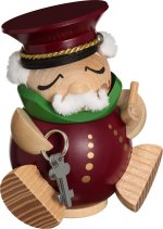 Kugelräucherfigur Nachtwächter