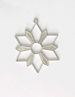 Tree decoration star made of tin (3)