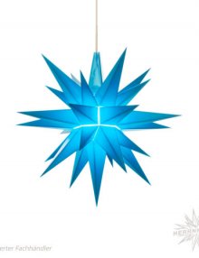 Herrnhuter plastic star 13cm blue (incl. LED)