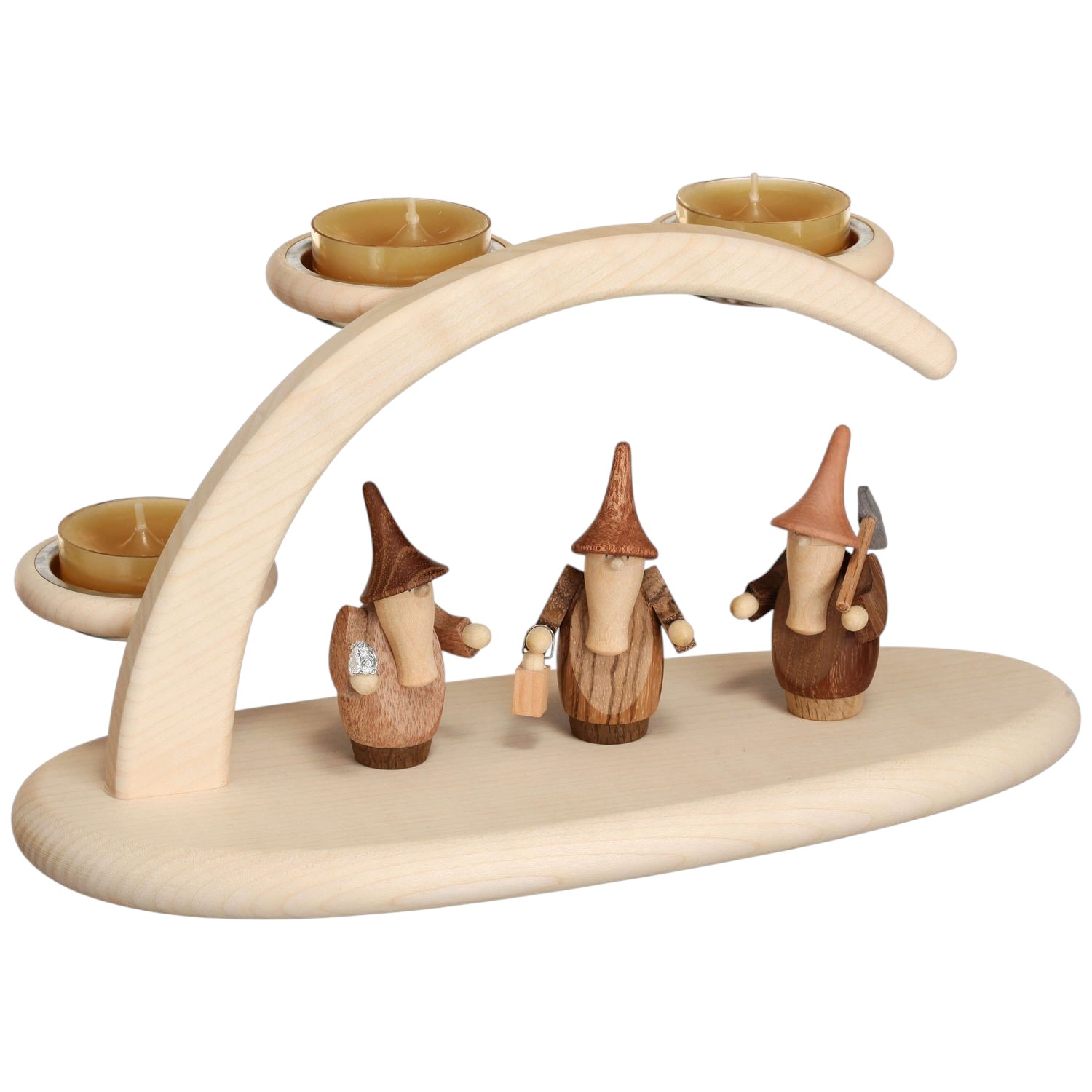 Gnome candle arch, for tea lights