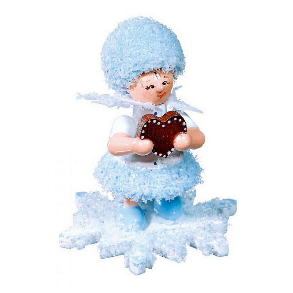 Snow Maiden with gingerbread heart