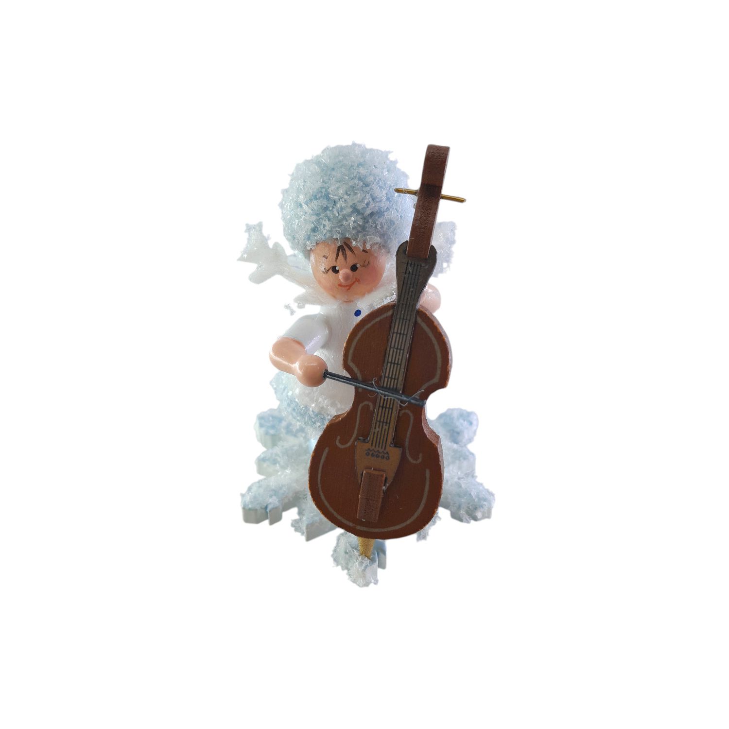 Schneeflöckchen mit Kontrabass