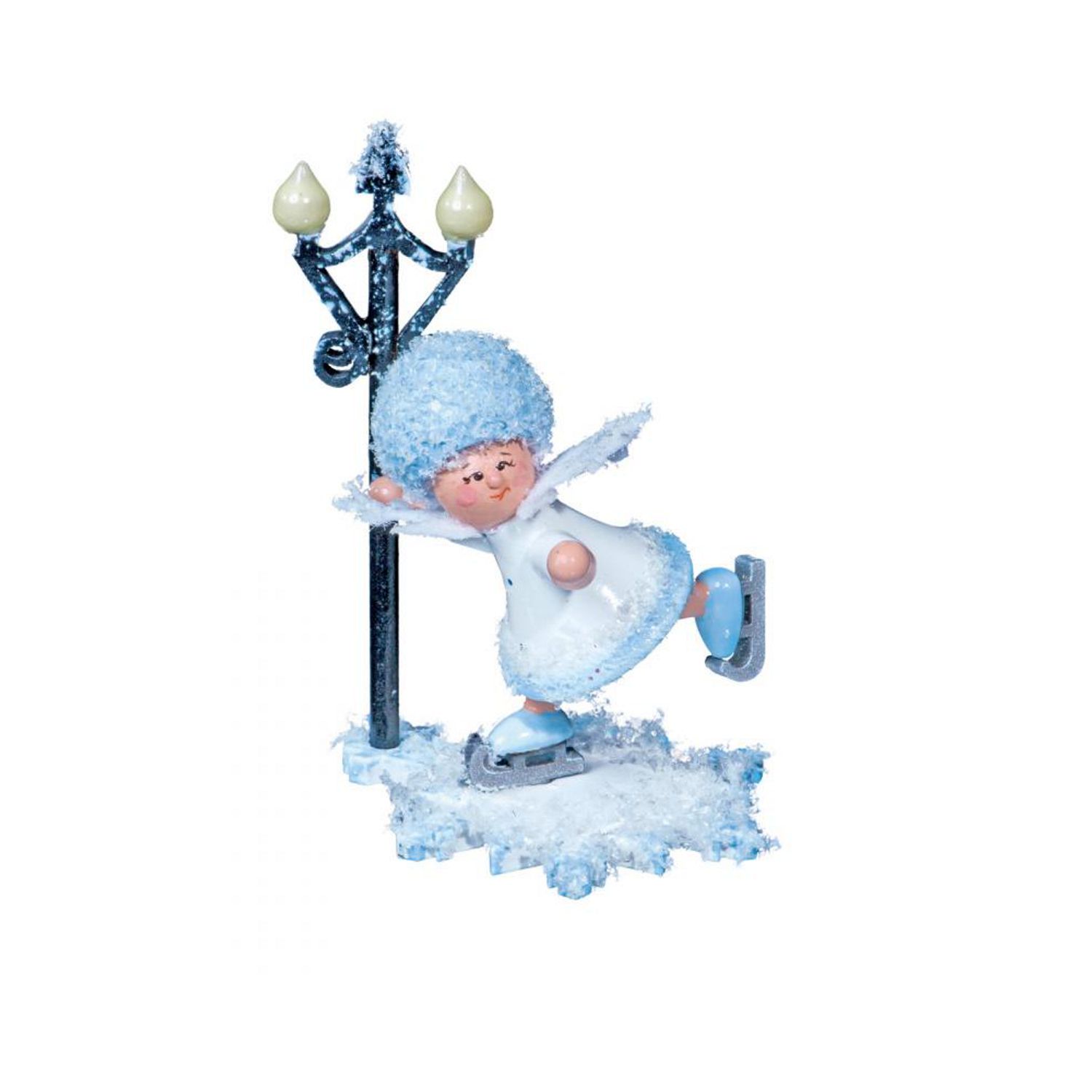 Schneeflöckchen Schlittschuhfahrer