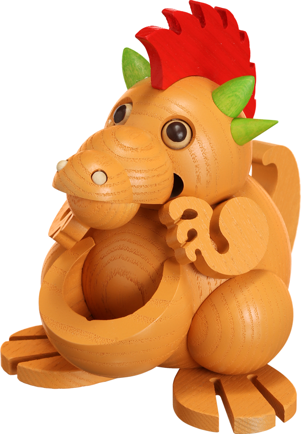 Ballsmoked dragon figurines Dragon Bag