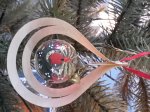 Tree decoration glassball Candle, 3D