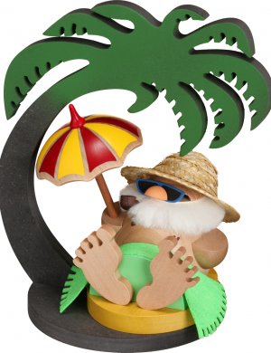 Display Palme für Kugelräucherfigur Nikolaus incognito **Neu 2016**