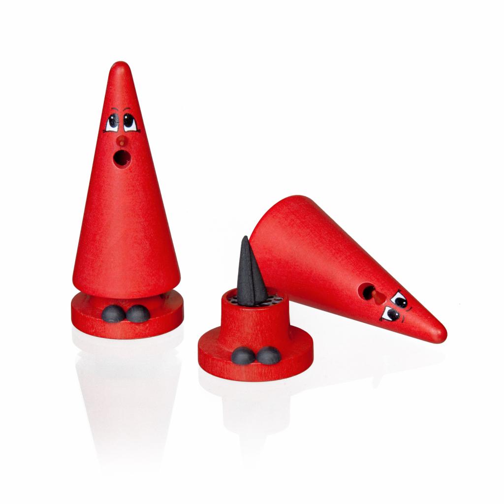 CrottendorferIncense Burners, goat leg, red