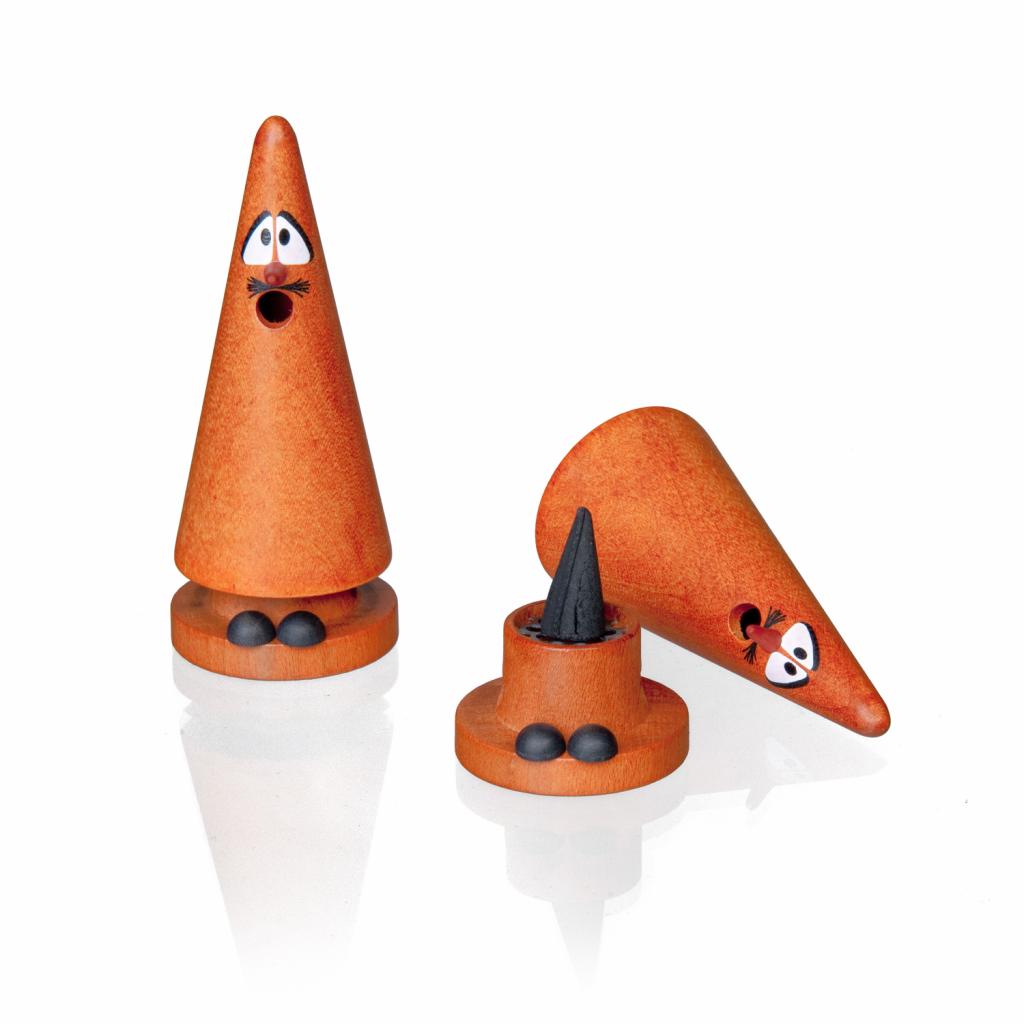 Crottendorfer Incense Burners, goat leg, terracotta