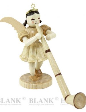 angel with Alphorn and crown