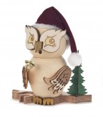 smoker owl Santa Claus, nature