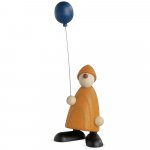 Well-wisher Linus with balloon, blue