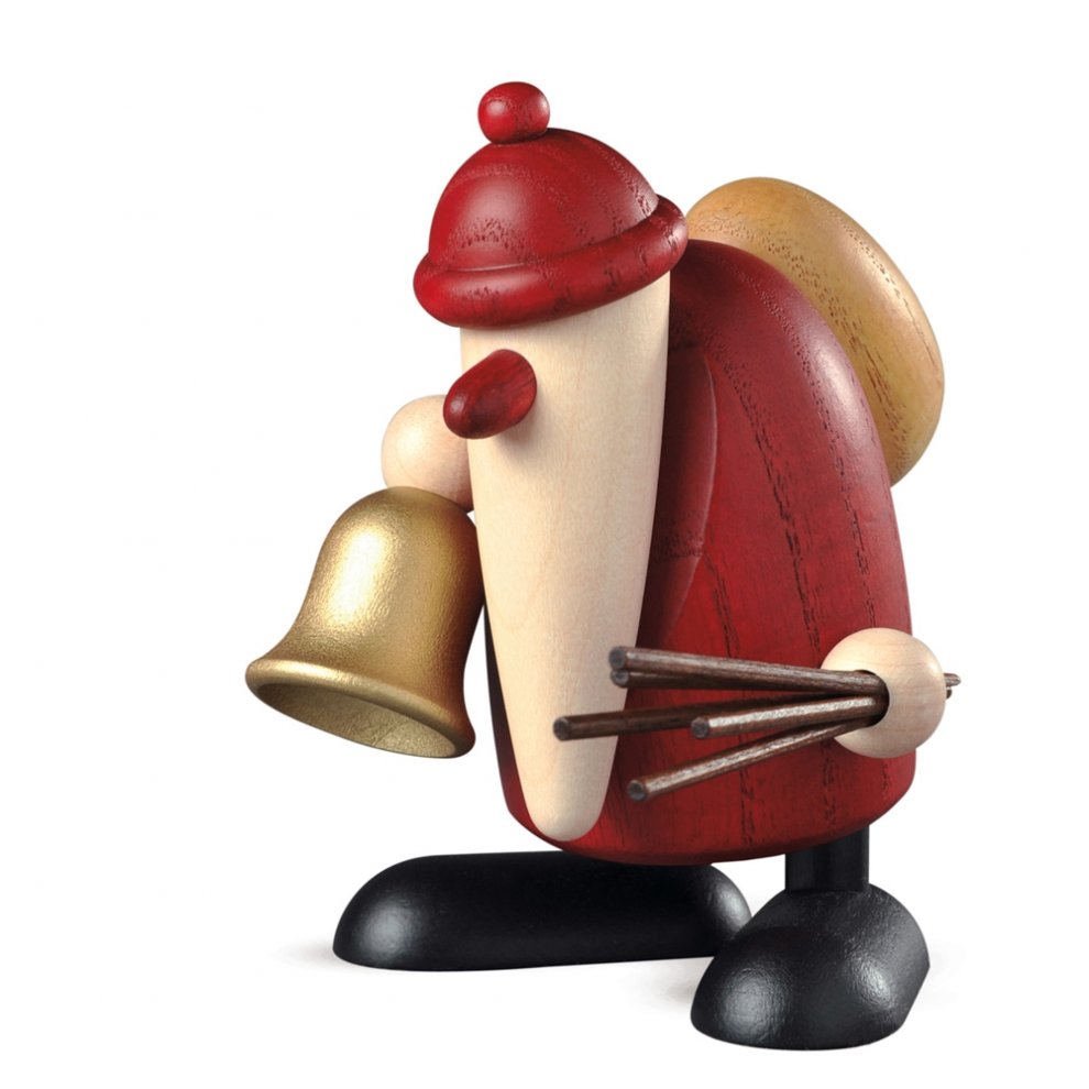 Santa Claus with bell and rod