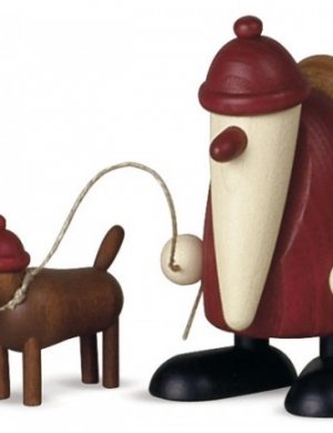 Santa Claus with Dachshund Waldemar