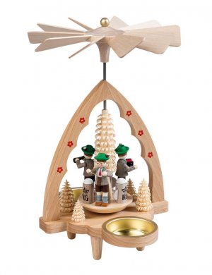 Pyramid Bavarian trio for tealights