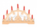 Miniature Light Arch Seiffner Church with white candles